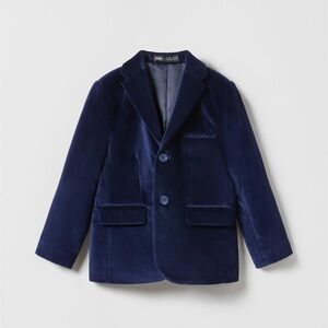 Zara Kids Velvet Suit Jacket